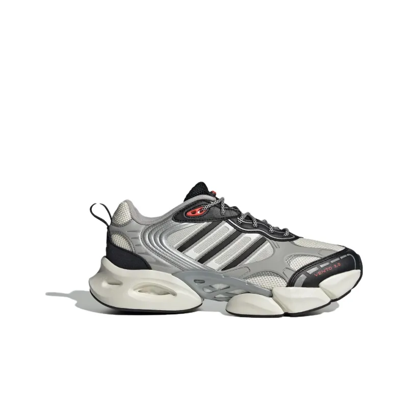 Adidas Climacool Anti-Slip Wear-Resistant Low-Top Casual Running Shoes Men's White Black Gray-1