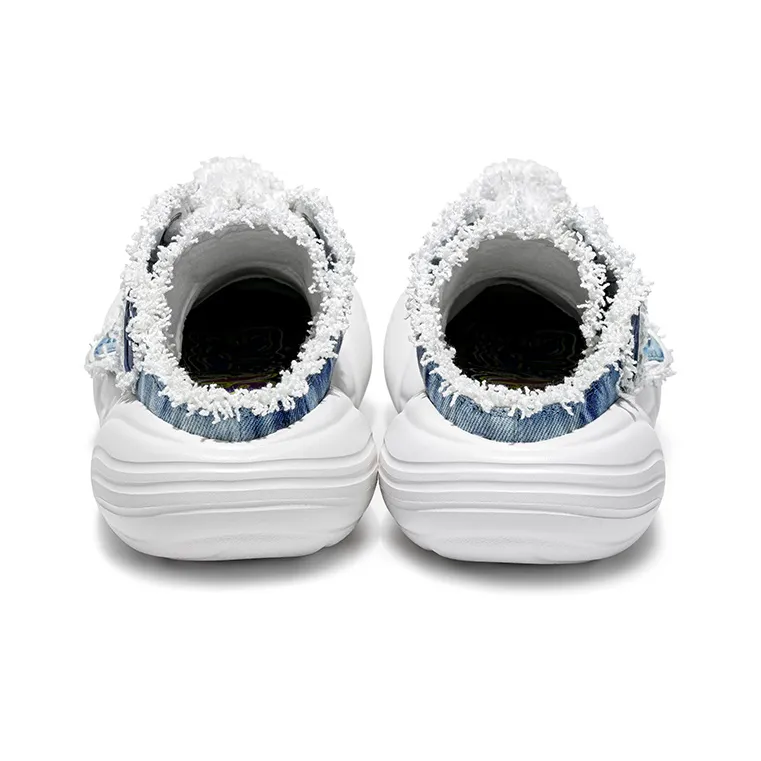 CN Slip Resistant, Abrasion Resistant, Breathable, Lightweight, Height Increasing Low Top Canvas Shoes Unisex Blue-3