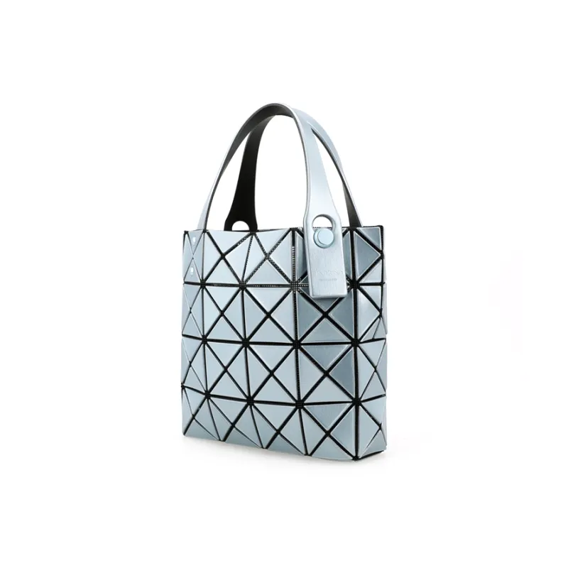 ISSEY MIYAKE Lucent Boxy Polyvinyl Chloride Resin Tote Bag Shopping Bag Handbag Mini Unisex Bright Blue-3