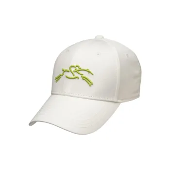 LONGCHAMP Organic Cotton Baseball Caps Women's White