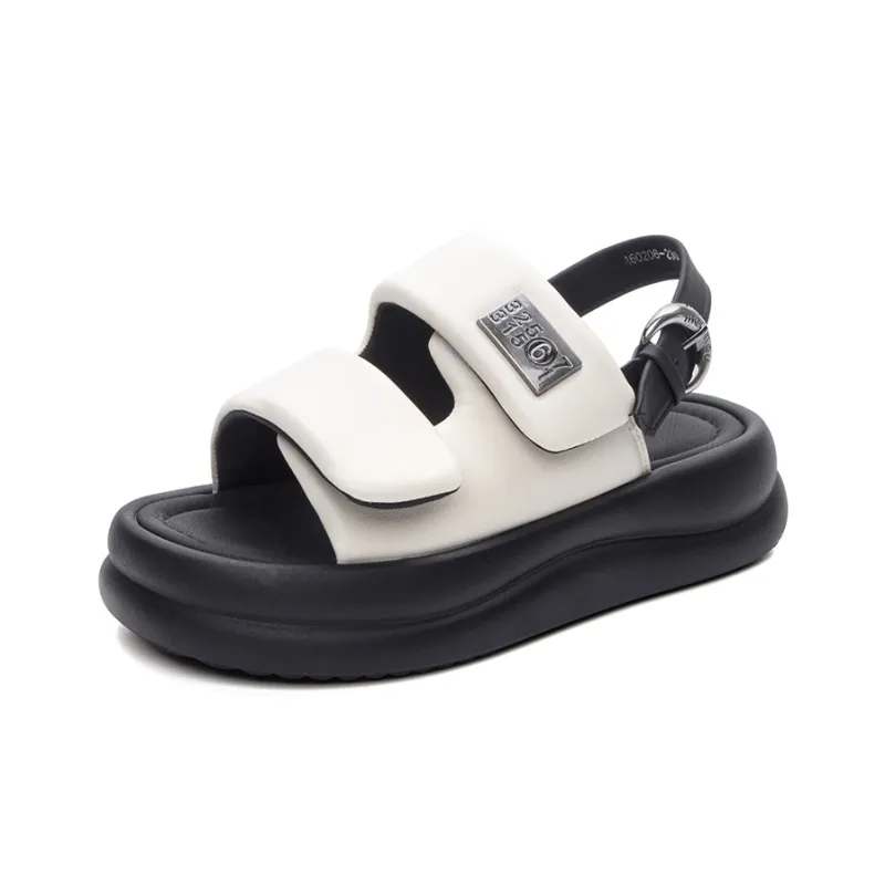 JNLVWA Beach Sandals Women's Black/Beige-8