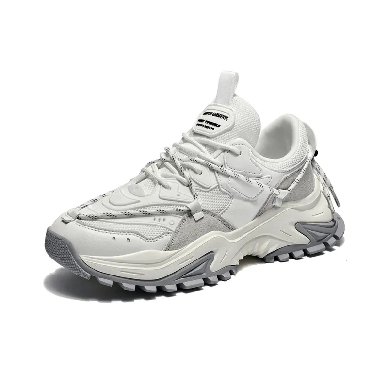 Masongarments Shark Tooth Series Running Shoes Unisex Low Top Black/Gray/White/Beige/Galaxy Gray-26