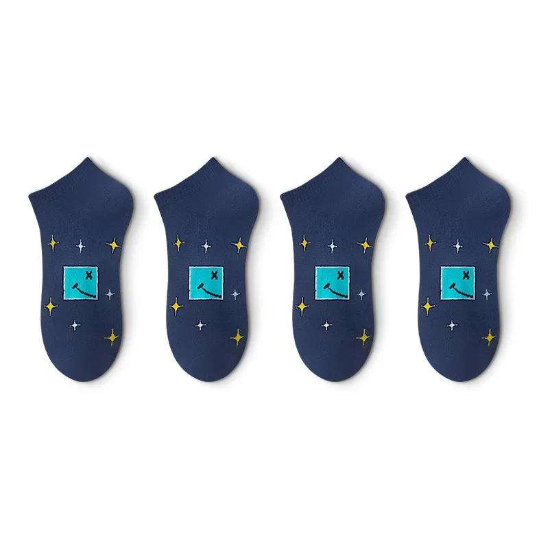 Taste The Color Ankle Socks Men's 4 Pack-6