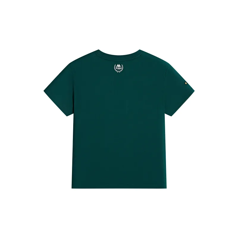 Kappa 1916 Series Summer T Shirt Women's Glass Green-1