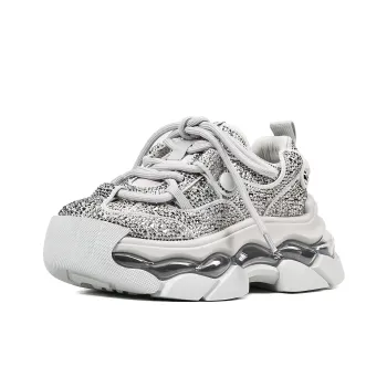 UanDi Cushioning Anti-Slip And Wear-Resistant Height Increasing Low-Top Chunky Sneakers Women's