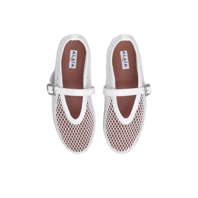 Alaia Casual Single Shoes Women's White-3