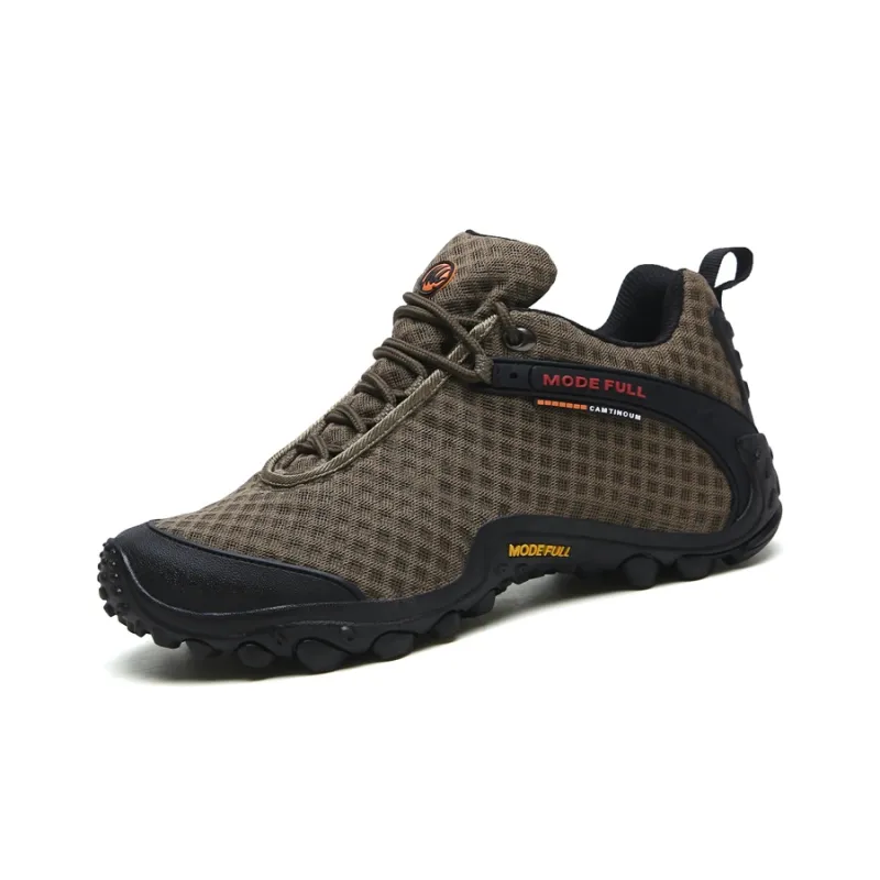 MODE FULL Anti Slip Wear Resistant Breathable Lightweight Coverage Low Top Hiking Shoes Men's-3