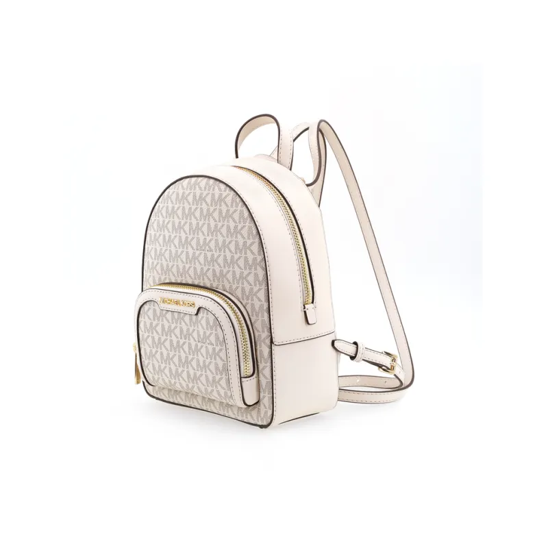 MICHAEL KORS Jaycee PVC Backpack Mini Women's Light Cream-3