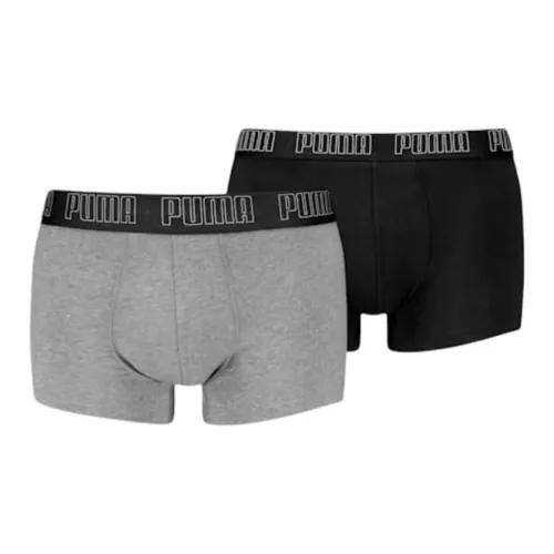 PUMA Sports Shorts Men 2 Pack Gray+Black