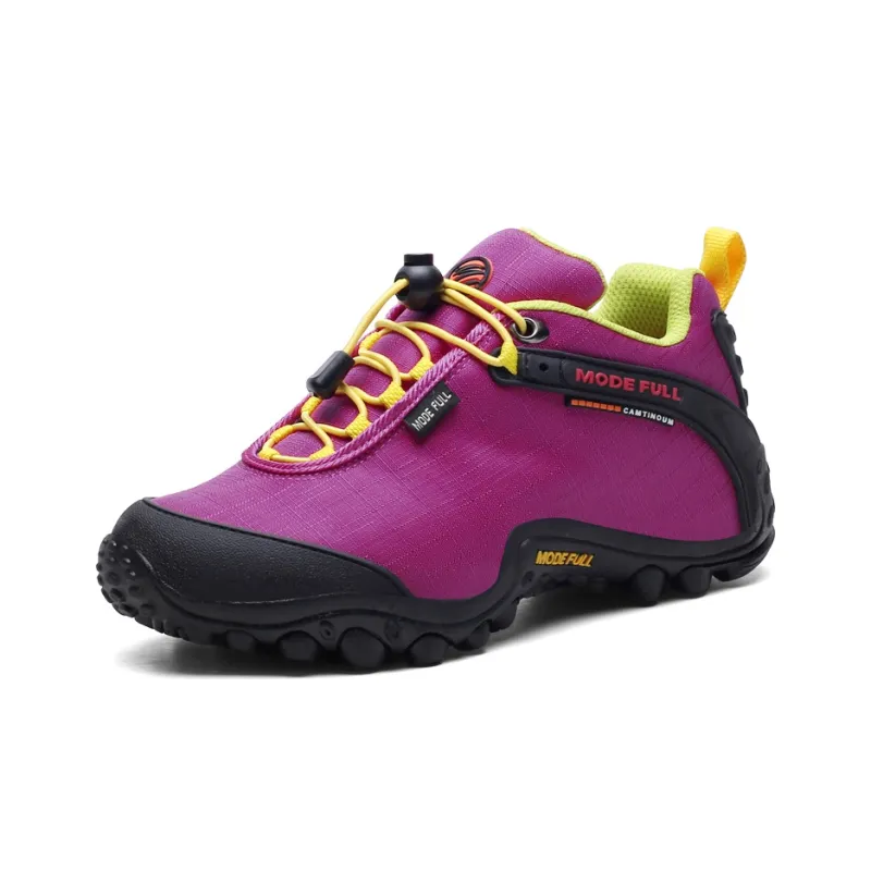 MODE FULL Cushioning Anti Slip Wear Resistant Water Resistant Supportive Impact Resistant Low Top Hiking Shoes Women's-11