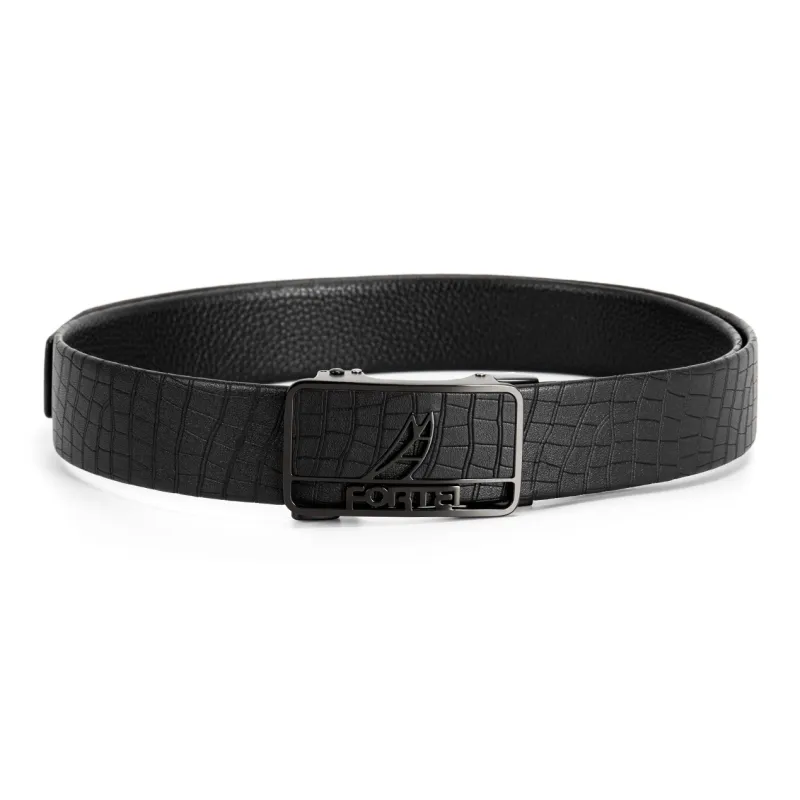 FORTEI Top Grain Cow Leather Leather Belts Men's Width  3.5cm Gift Box Sets-6