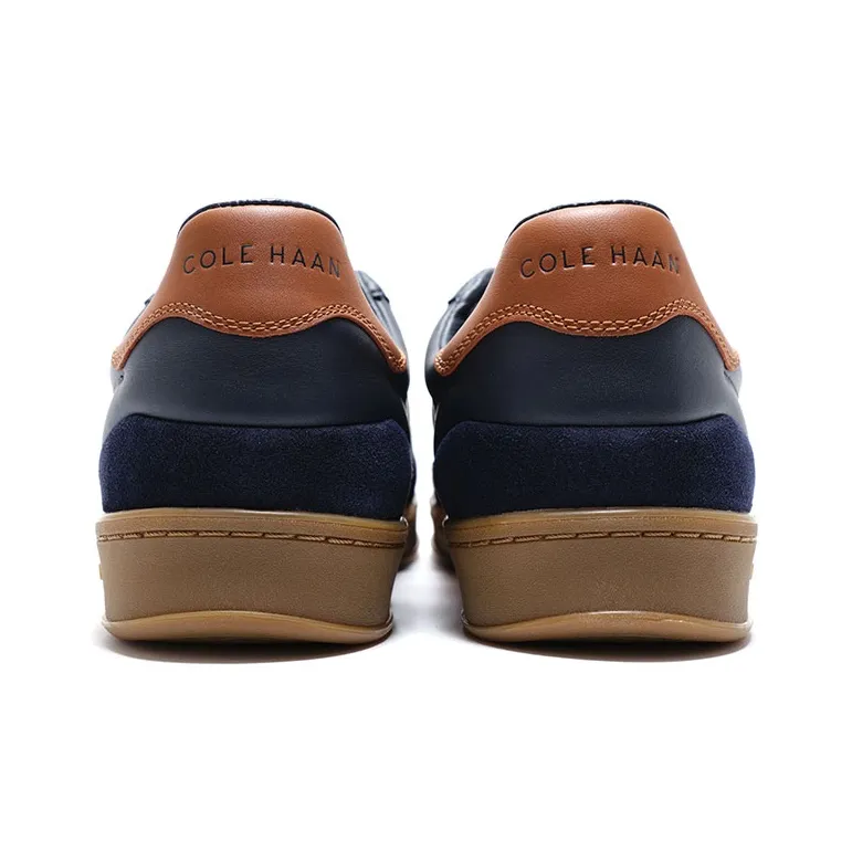 COLE HAAN Slip Resistant Cushioning Lightweight Low Top Skateboard Shoes Men's Navy Blue-4
