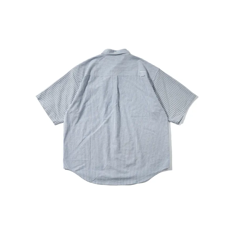 RESTICK Shirt Men's Light Blue Stripes-1