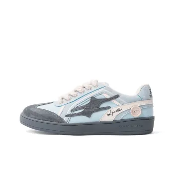 KILLWINNER Sea Salt Coconut Gray German Army Trainers Low Top Skateboard Shoes Unisex Blue Gray