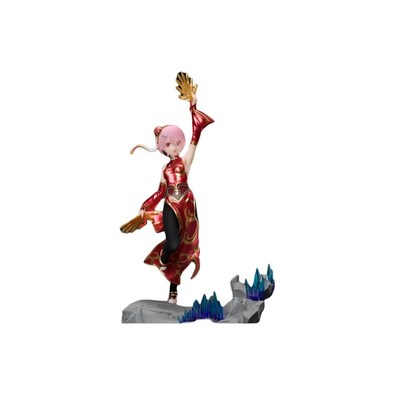 FURYU Ram Zero Starting Life In Another World Cheongsam Ver. 22.5cm Bonus Gifts-1