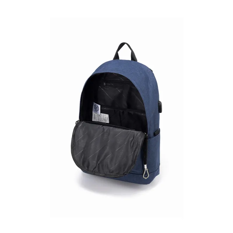 Yohji Kimura Oxford Backpack Unisex Gray/Navy Blue/Black-20