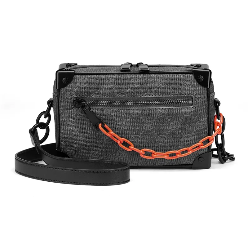 FAIRWHALE PVC Shoulder Bag Crossbody Bag Chain Bag Unisex-52