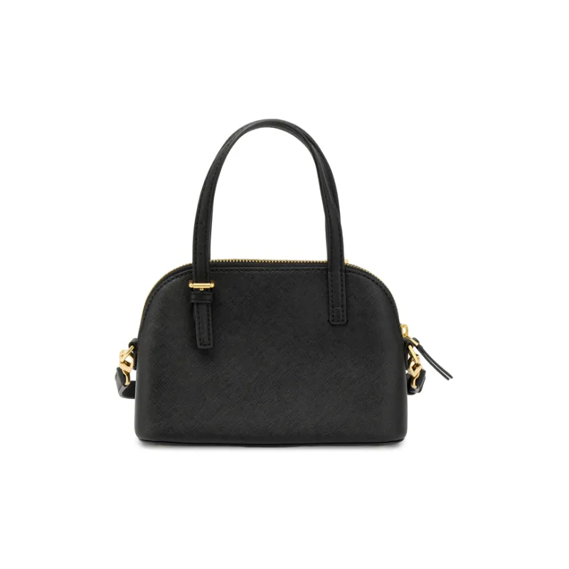 TORY BURCH Emerson Leather Dome Bag One Shoulder Handbag Women's Black-5
