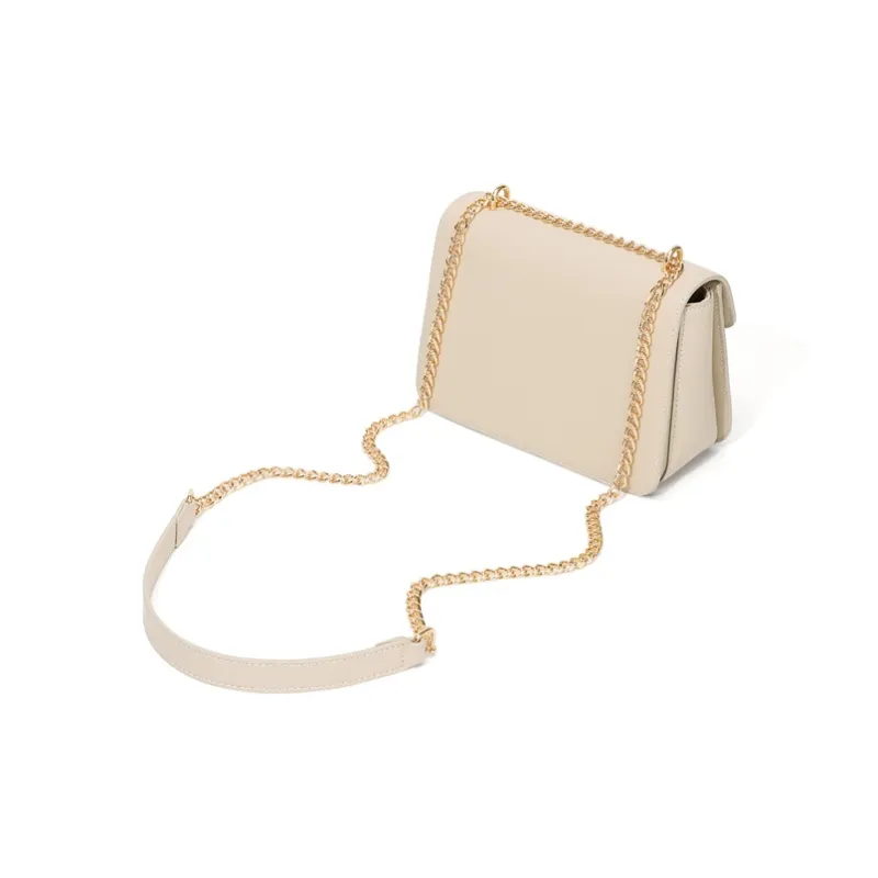 Simvay Clos Cow Leather Patchwork Synthetic Leather Small Square Bag Chain Shoulder Bag Women's-17
