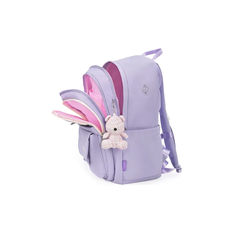 UNIVERSITY OF OXFORD Fabric Backpack Regular Unisex Navy Blue/Taro Purple/Khaki-8