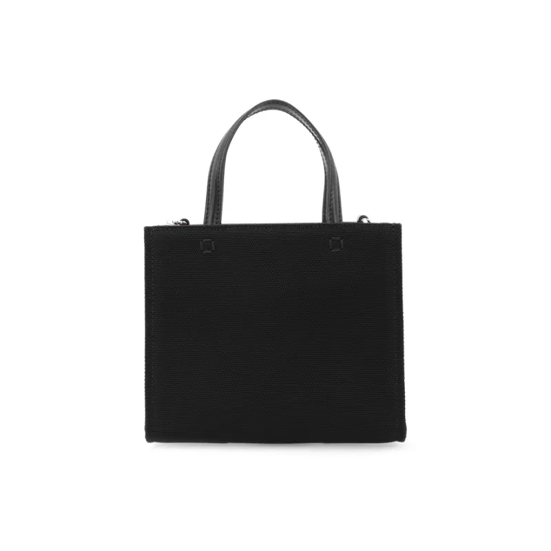 Givenchy Mini G Tote Shopping Bag In Canvas Black-5