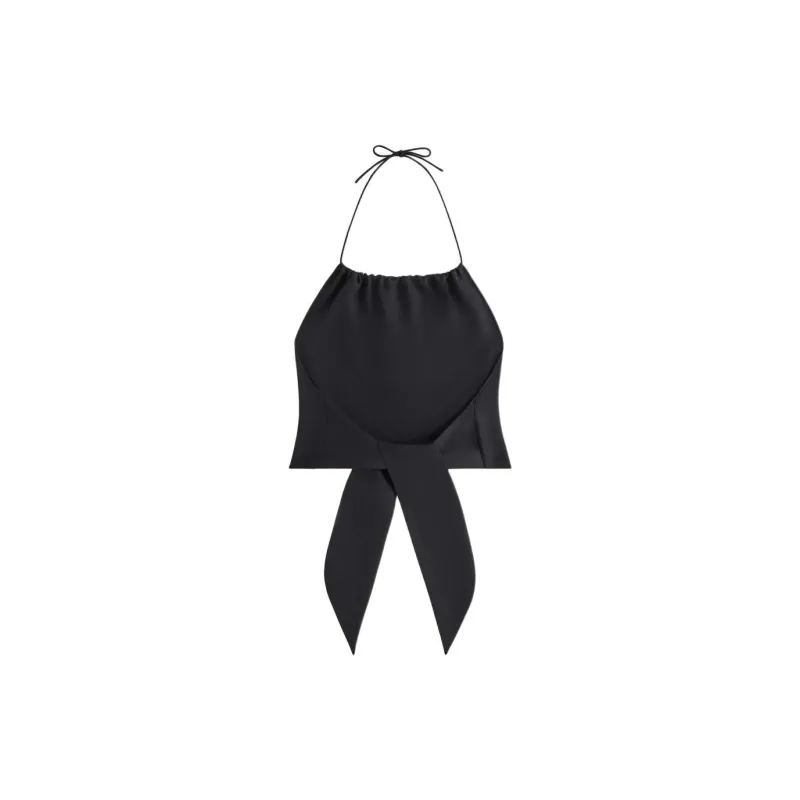 KITH Women's 2024 Summer Collection SS24 Myra Halter Top Camisole Women's Black-1