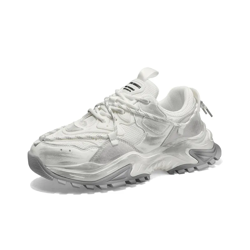 Masongarments Shark Tooth Series Running Shoes Unisex Low Top Black/Gray/White/Beige/Galaxy Gray-98