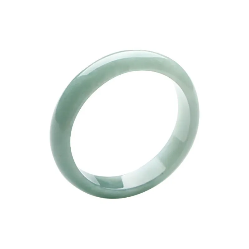Jing Ruyu Bean Type Jadeite Bangles Women's-0