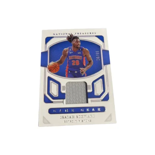 PANINI Stewart 22 23 Pistons National Treasure 99 Series Jersey Material Player Card Product Access Sports Cards 1 Pc