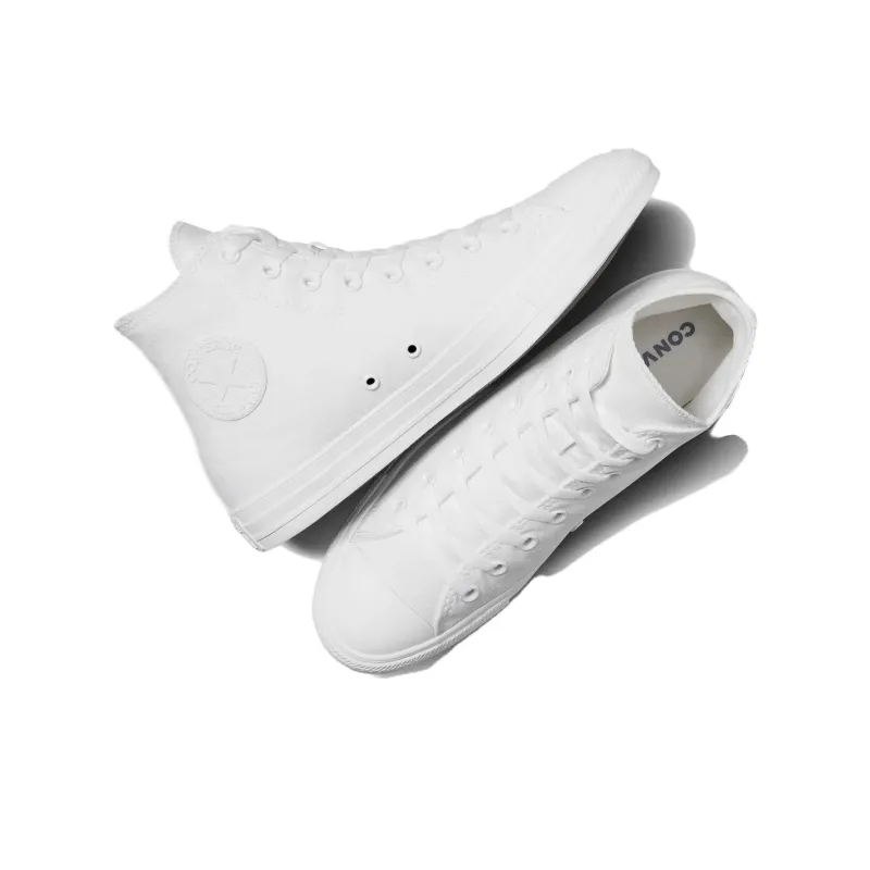 Converse Chuck Taylor All Star Slip Resistant, Abrasion Resistant, Breathable High Top Canvas Shoes Unisex White-3