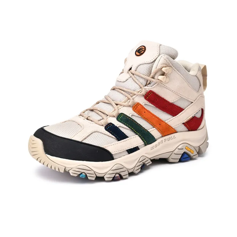 MODE FULL Cushioned Anti Slip Wear Resistant Waterproof And Breathable High Top Hiking Shoes Women's-1