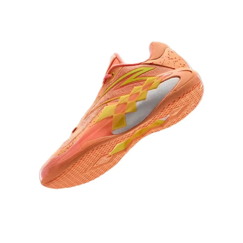 Anta Anti-Slip And Wear-Resistant Support Low-Top Basketball Shoes Men's Orange-3