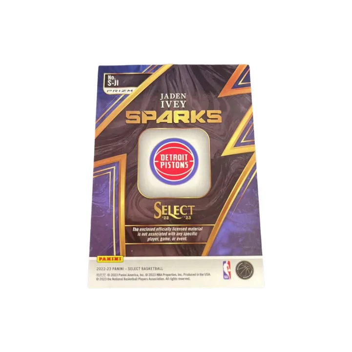 PANINI Jaden Ivey Sports Cards 1 Pc-1