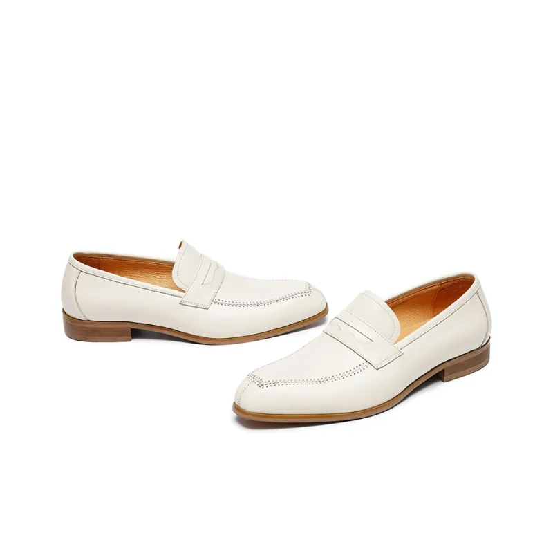 ASTON M.JAZZ Dress Shoes Men's White-4
