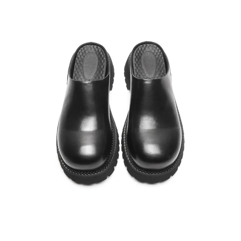 LUOMAIKE Wrap toe Slippers Men's Black-2