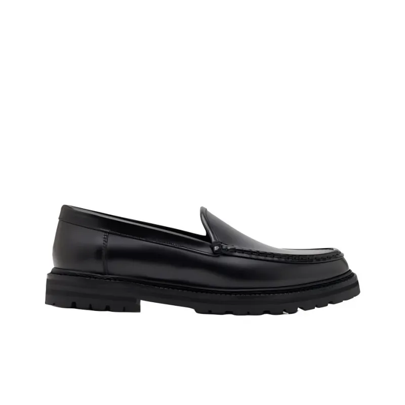 MANOLO BLAHNIK Dineralo Loafers 1cm Women's Black-1