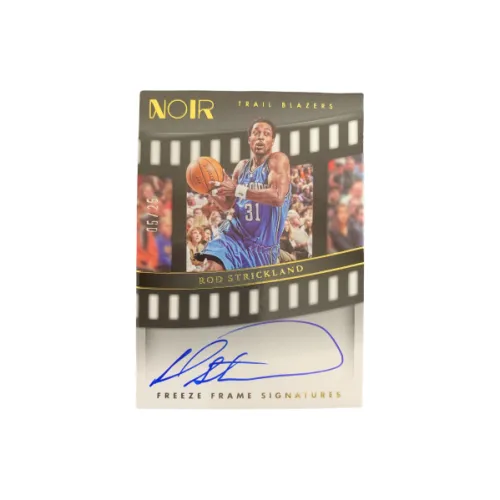 PANINI Rod Strickland 2022 23 Noir Trail Blazers 05/25 Serial Card Signer Card Product Access Sports Cards 1 Pc