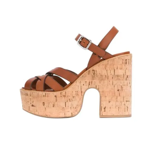 MIU MIU Strap Sandals Women's Brown