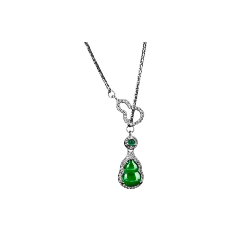 Yufujin Ice Type Jadeite Necklaces Women's-0