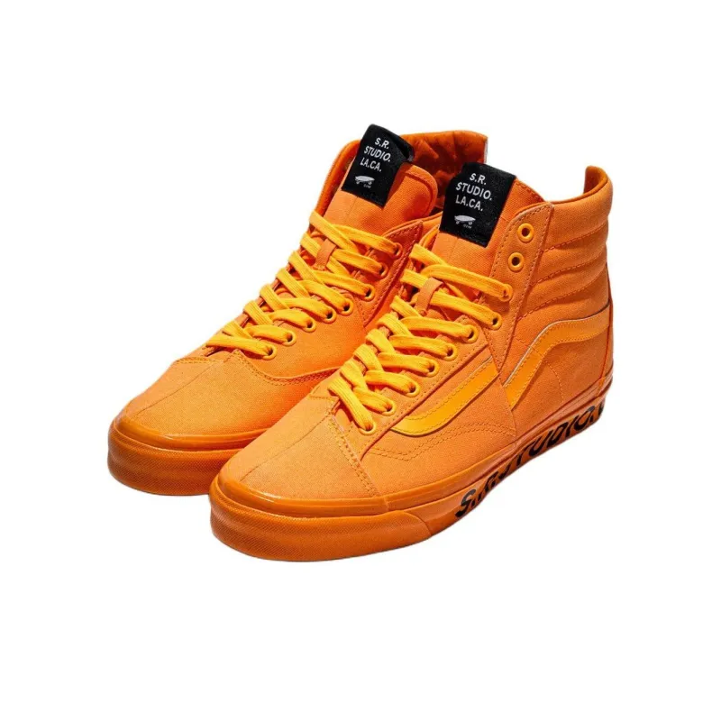 OTW By x Vans S.R. STUDIO. LA CA. Coverage Wear-Resistant High-Top Skateboard Shoes Unisex Orange-2