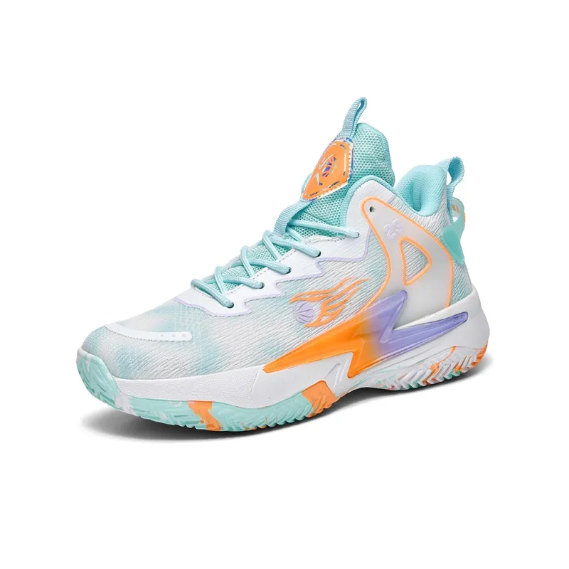 ATAY Cushioned Slip-Resistant Abrasion-Resistant Mid-Top Basketball Shoes Unisex-7