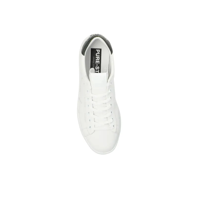 Golden Goose Pure New Low Top Skateboard Shoes Men's White-4