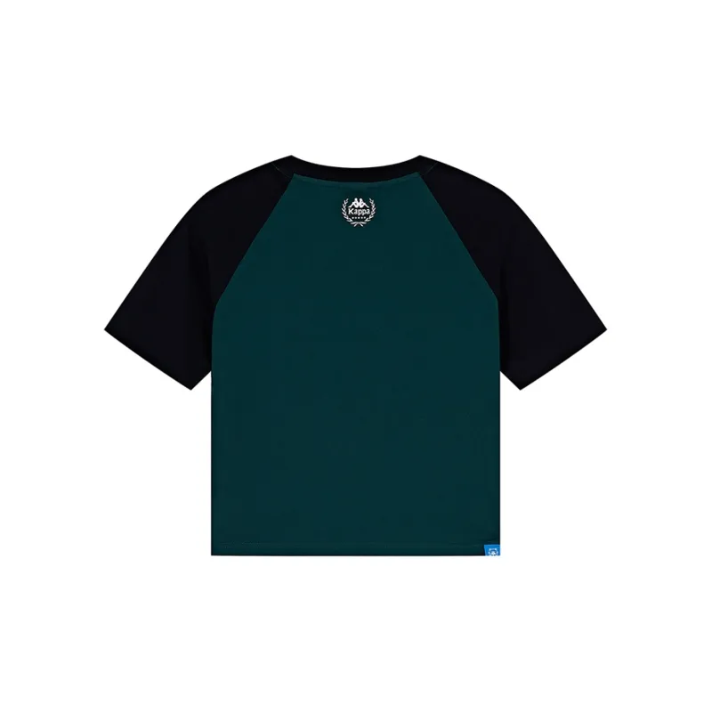 Kappa 1916 Series Summer T Shirt Women's Glass Green-1