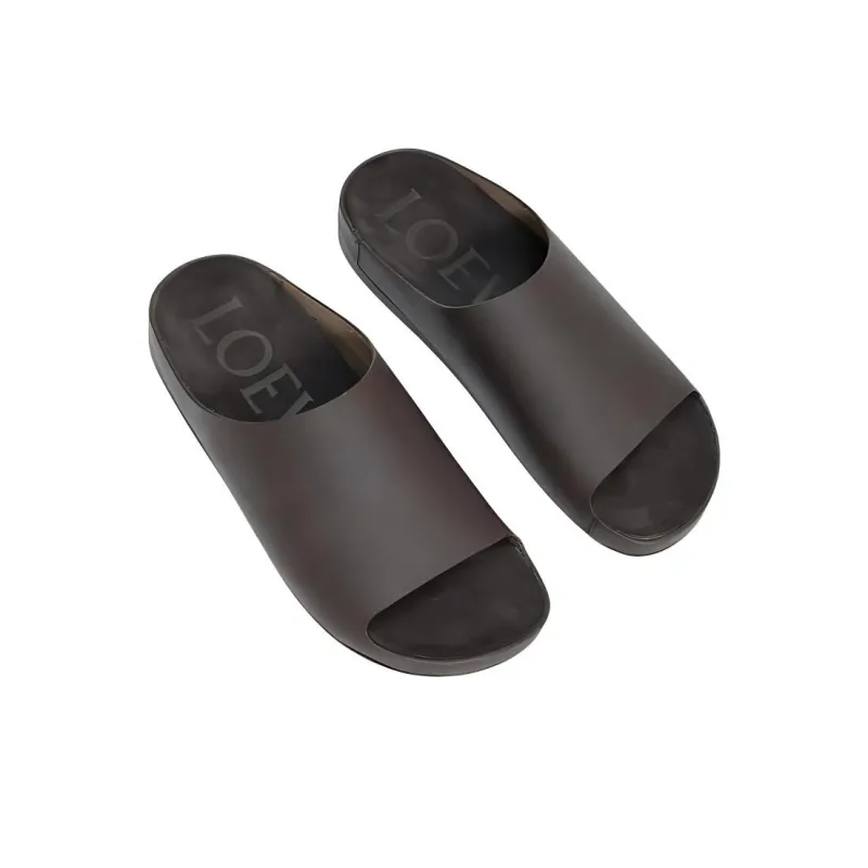 LOEWE Lago Leather Sandals-2