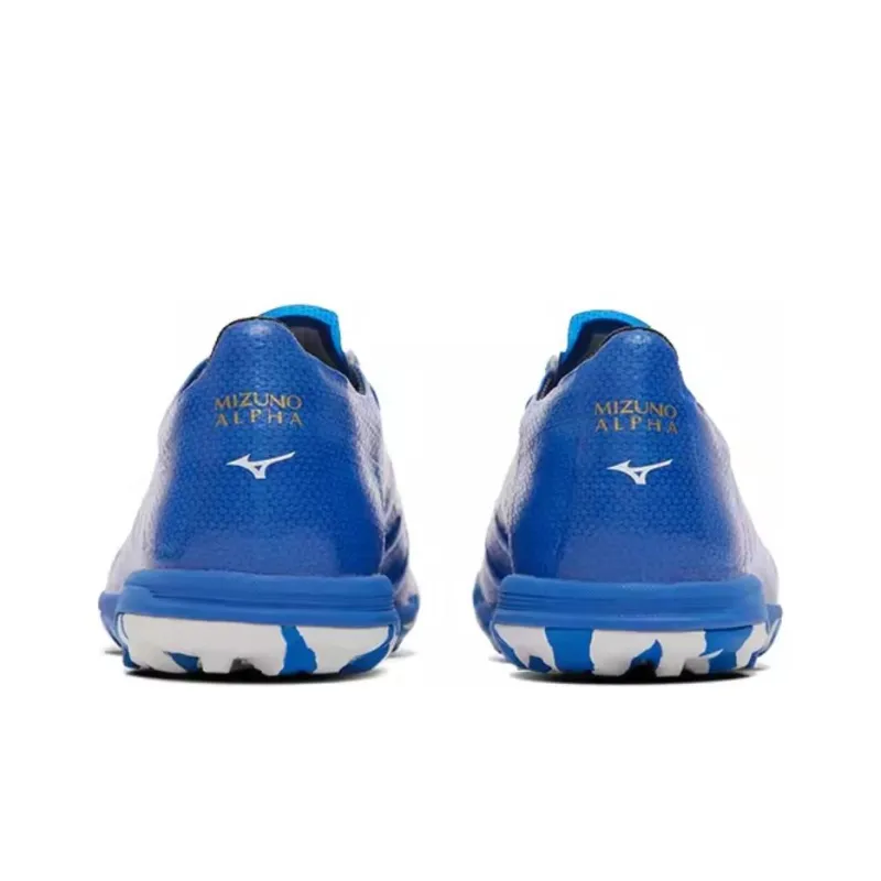Mizuno Artificial Ground Natural Ground Anti Slip Wear Resistant Soccer Shoes Men's Blue White-2
