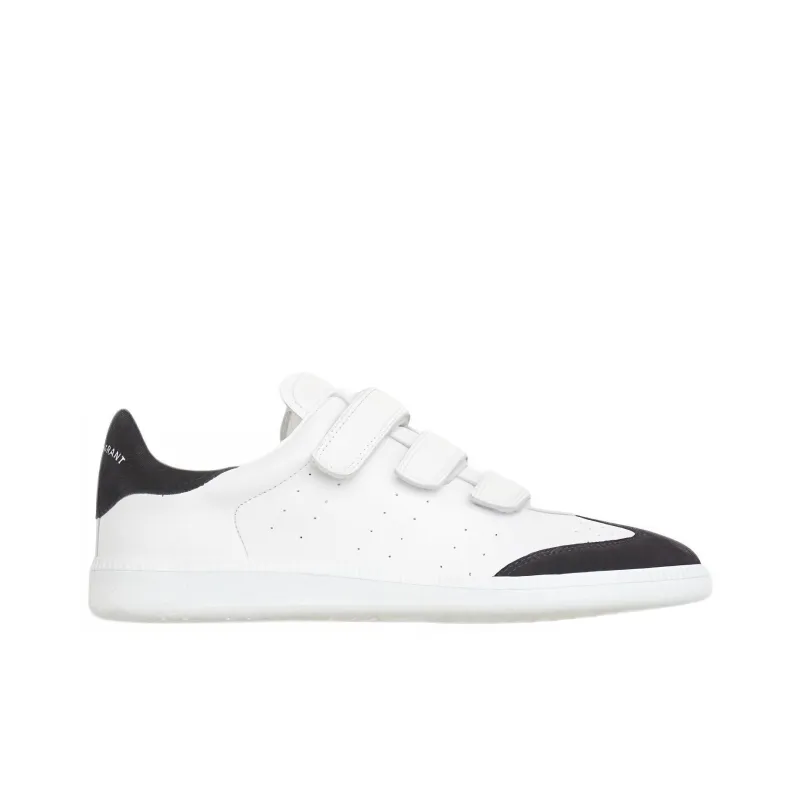 ISABEL MARANT BETH Stylish Skateboarding Shoes Women's White-1