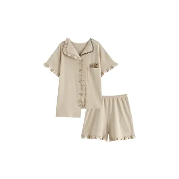 Dream Heart Pajama Set Women's Apricot