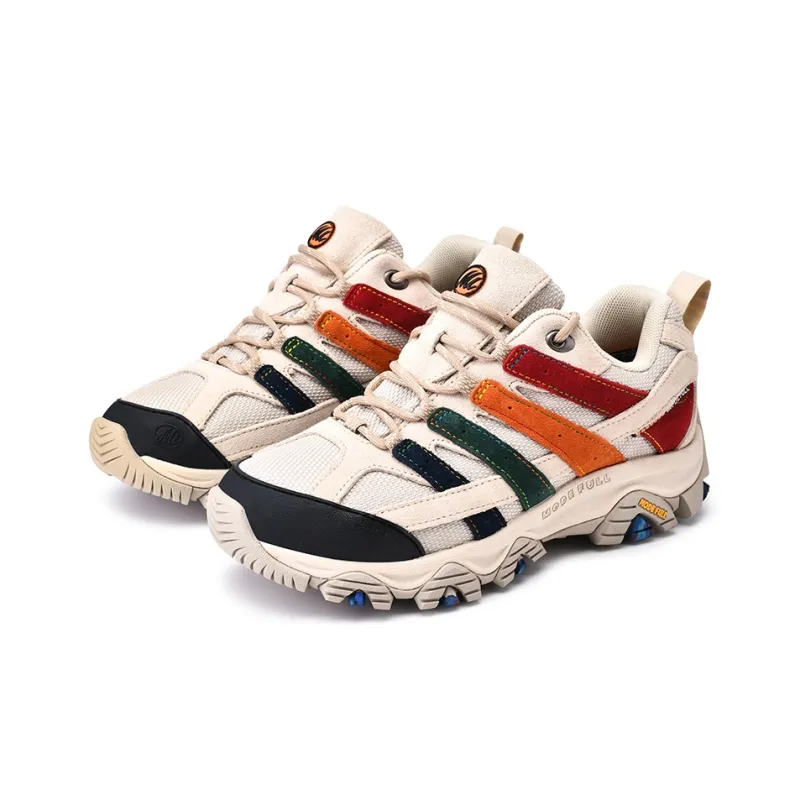 MODE FULL Cushioned Anti Slip Wear Resistant Waterproof And Breathable Low Top Trekking Shoes Men's Multicolor-2