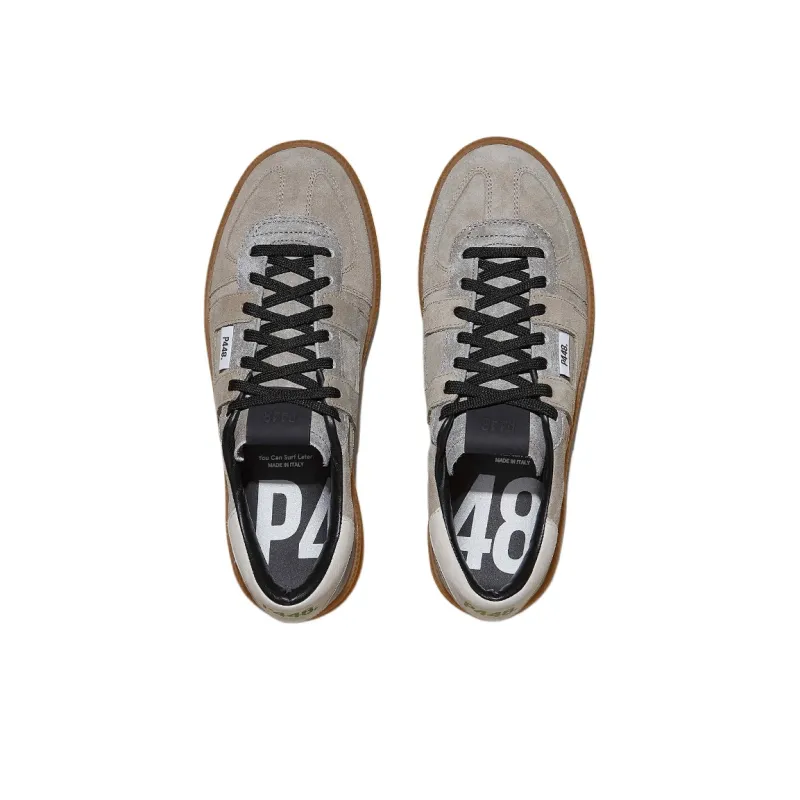 P448 Monza Low-Top Skateboard Shoes Men's Gray-2