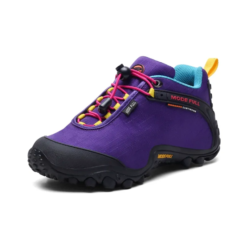 MODE FULL Cushioning Anti Slip Wear Resistant Water Resistant Supportive Impact Resistant Low Top Hiking Shoes Women's-9